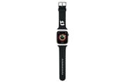 Smartwatch - akcesoria - Karl Lagerfeld 3D Rubber Karl Head strap for Apple Watch 42/44/45/49mm - black - 3666339127381