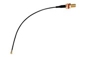 Kabel sieciowy - MikroTik ACSMAUFL U.fl - SMA female pigtail - Czarny - ACSMAUFL