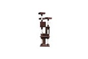 Koty - GLORIA NILO CAT TREE Brown 50 x 50 x 170 cm - 8432288111895