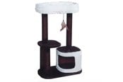 Koty - NAYECO Cat Scratcher DORET 50 x 40 x 90 cm CHOCOLATE Crea - 8427458008860