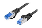 Kabel sieciowy - Lanberg patch cable - 5 m - black RAL 9004 - Czarny - PCF6A-10CC-0500-BK