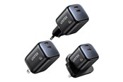 Telefon - Adapter i Ładowarka - Unitek Zeno power adapter - 2 x USB-C - 45 watt - P1129ABK01-EU