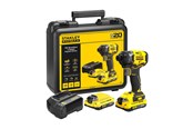 Wiertarka i śrubokręt elektryczny - Stanley Fatmax SFMCF820D2K impact driver - cordless - 3-speed - 2 batteries included charger - SFMCF820D2K-QW