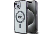 Telefon - Pokrowiec i etui - Karl Lagerfeld KLHMP15SHKHNOTK iPhone 15 6.1" transparent hardcase IML Karl`s Head MagSafe - 3666339161910