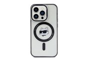 Telefon - Pokrowiec i etui - Karl Lagerfeld IML Choupette's Head MagSafe case for iPhone 15 Pro - transparent - 3666339162054