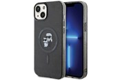 Telefon - Pokrowiec i etui - Karl Lagerfeld Karl&Choupette Glitter MagSafe case for iPhone 15 - black - 3666339162634