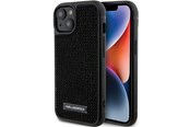 Telefon - Pokrowiec i etui - Karl Lagerfeld Rhinestone Logo Metal Plate case for iPhone 15 - black - 3666339163112