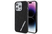 Telefon - Pokrowiec i etui - Karl Lagerfeld 3D Rubber Multi Logo case for iPhone 15 Pro - black - 3666339164331