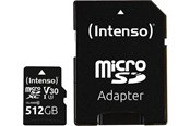 Karta pamięci - Intenso microSD UHS-I Professionel - 100MB/s - 512GB - 3433493