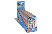 Kreatywne gry - Clementoni Crazy Chic Press & Go Nails - Rainbow - 18907