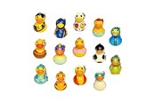 Zabawki - Duckiez Colored Foam Duck Keychain - 24 pcs - 9057
