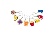 Zabawki - Duckiez Pop It Food Theme Keychain - 9891