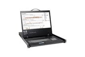 Przelacznik KVM - Tripp Lite Eaton Series 8-Port Rack Console VGA KVM Switch w/ 19" LCD 1U TAA - B040-008-19