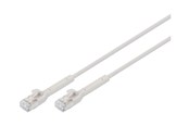 Kabel sieciowy - DIGITUS patch cable - 30 cm - grey - Szary - DK-1632-A-003B-10