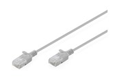 Kabel sieciowy - DIGITUS patch cable - 30 cm - Szary - DK-1618-003S-10