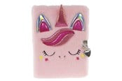 Zeszyty, notesy i formularze - Tinka PLUSH DIARY UNICORN PINK - 8-802102B