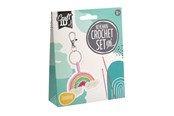 Kreatywne gry - Creative Craft Group Crochet Kit Rainbow Keychain - incl. Needle and Thread - CR1718/GE