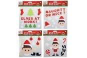 Kreatywne gry - Elves Behavin' Badley Elf Gel Sticker Set 4 asst. - 600500