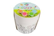 Kreatywne gry - Creative Craft Group Paint-Your-Own Flowerpot - incl. 4 Paint Colors & 1 Brush - 620017