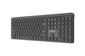 Klawiatura - Gembird - keyboard - dual-mode pro-business slim full size - QWERTY - US - black Input Device - Klawiatury - Angielski (US) - Czarny - KB-WPS-03