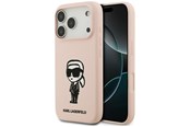 Telefon - Pokrowiec i etui - Karl Lagerfeld Silicone Karl Sketch & Logo MagSafe Case for iPhone 17 Pro Max - Pink - 3666339498443