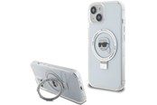 Telefon - Pokrowiec i etui - Karl Lagerfeld KLHMP15SHMRSKHH iPhone 15 6.1" white/white hardcase Ring Stand Karl Head MagSafe - 3666339168513