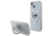 Telefon - Pokrowiec i etui - Karl Lagerfeld KLHMP15SHMRSCHH iPhone 15 6.1" white/white hardcase Ring Stand Choupette Head MagSafe - 3666339168636