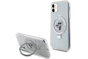 Telefon - Pokrowiec i etui - Karl Lagerfeld KLHMN61HMRSKCH iPhone 11 / Xr 6.1" white/white hardcase Ring Stand Karl&Choupette MagSafe - 3666339168797
