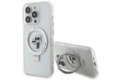 Telefon - Pokrowiec i etui - Karl Lagerfeld Ring Stand Karl&Choupette MagSafe case for iPhone 13 Pro Max - white - 3666339168827
