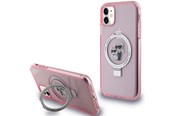 Telefon - Pokrowiec i etui - Karl Lagerfeld Ring Stand Karl&Choupette MagSafe case for iPhone 11 / Xr - pink - 3666339168919