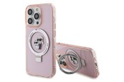 Telefon - Pokrowiec i etui - Karl Lagerfeld KLHMP15XHMRSKCP iPhone 15 Pro Max 6.7" pink/pink hardcase Ring Stand Karl&Choupette MagSafe - 3666339169022
