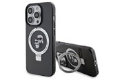 Telefon - Pokrowiec i etui - Karl Lagerfeld KLHMP13LHMRSKCK iPhone 13 Pro 6.1" black/black hardcase Ring Stand Karl&Choupette MagSafe - 3666339169053