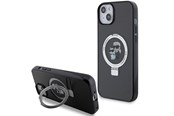 Telefon - Pokrowiec i etui - Karl Lagerfeld Ring Stand Karl&Choupette MagSafe case for iPhone 14 / 15 / 13 - black - 3666339169077