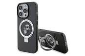 Telefon - Pokrowiec i etui - Karl Lagerfeld KLHMP15XHMRSKCK iPhone 15 Pro Max 6.7" black/black hardcase Ring Stand Karl&Choupette MagSafe - 3666339169145