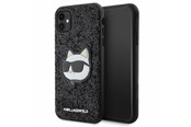 Telefon - Pokrowiec i etui - Karl Lagerfeld KLHCN61G2CPK iPhone 11 / Xr 6.1" black/black hardcase Glitter Choupette Patch - 3666339170028