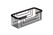 Akcesoria do czyszczenia - Gedy Rectangular Soap Basket Matte Black - 11260