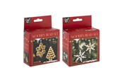 Pokój dziecięcy - Creative Craft Group Wooden Bead Christmas Ornaments Set Christmas - CR8036/GE