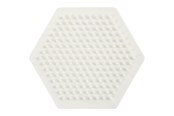Kreatywne gry - Creativ Company NABBI BioBeads Base Plate Hexagon 8.5x8.5cm - 906784