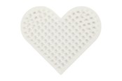 Kreatywne gry - Creativ Company NABBI BioBeads Base Plate Small Heart 7x8.5cm - 906785