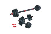 Sport i fitness - ASG Vægtsæt 15 kg. Sort/Rød - ASG4467BLACKONE SIZE