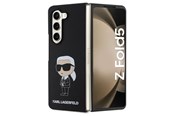 Telefon - Pokrowiec i etui - Karl Lagerfeld KLHCZFD5SNIKBCK Z Fold5 hardcase black/black Silicone Ikonik - 3666339174064