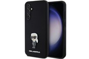 Telefon - Pokrowiec i etui - Karl Lagerfeld Silicone Ikonik Metal Pin case for Samsung Galaxy S23 FE - black - 3666339218645