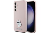 Telefon - Pokrowiec i etui - Karl Lagerfeld Silicone Choupette Metal Pin case for Samsung Galaxy S23 FE - pink - 3666339218690