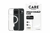 Telefon - Pokrowiec i etui - CARE by PanzerGlass Urban Combat Case Transparent w. White Qi Google Pixel 11/11 Pro - CR16833