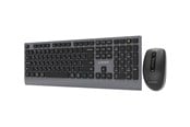 Klawiatura - Gembird - keyboard and mouse set - dual-mode slim full size - Cyrillic - black Input Device - Zestaw klawiatura i mysz - Cyrylica - Czarny - KBS-WPS-02-CYRL
