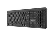 Klawiatura - Gembird - keyboard - dual-mode pro-business slim full size - Cyrillic - black Input Device - Klawiatury - Cyrylica - Czarny - KB-WPS-03-CYRL