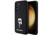 Telefon - Pokrowiec i etui - Karl Lagerfeld Silicone Ikonik Metal Pin case for Samsung Galaxy S23 - black - 3666339242268