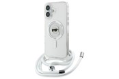 Telefon - Pokrowiec i etui - Karl Lagerfeld Crossbody IML Karl Head Magsafe Case for iPhone 16 - Clear - 3666339320522