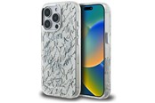 Telefon - Pokrowiec i etui - Karl Lagerfeld IML Karl Script Pattern MagSafe Case for iPhone 16 Pro - White - 3666339467463