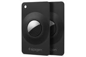 Telefon - Inne akcesoria - Spigen AirFit 2 2-Pack Case for Apple AirTag 1/2 - Black - 30307-0